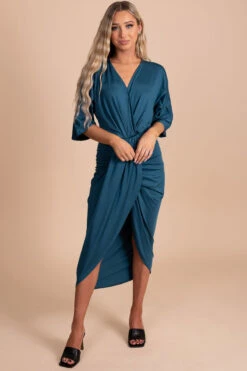 Just A Crush Ruched Midi Dress 30 Just A Crush Ruched Midi Dress -Outlet Bella Ella Boutique Store main 8065bdab baf2 4b1f b28c b8a859d633f9 5000x
