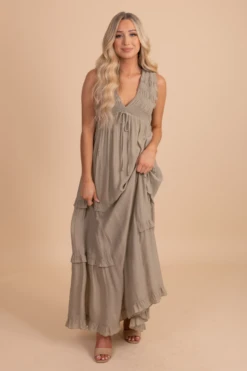 Now Until Forever V-Neck Maxi Dress