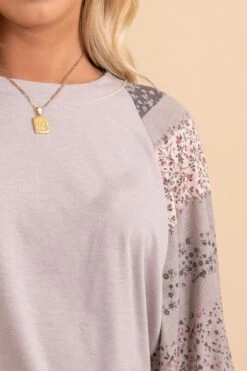 Infinite Love Floral Sleeve Top - Light Brown 18 Infinite Love Floral Sleeve Top - Light Brown -Outlet Bella Ella Boutique Store oatmeal 1 58931b30 4174 420f af76 51ee9163a606 5000x