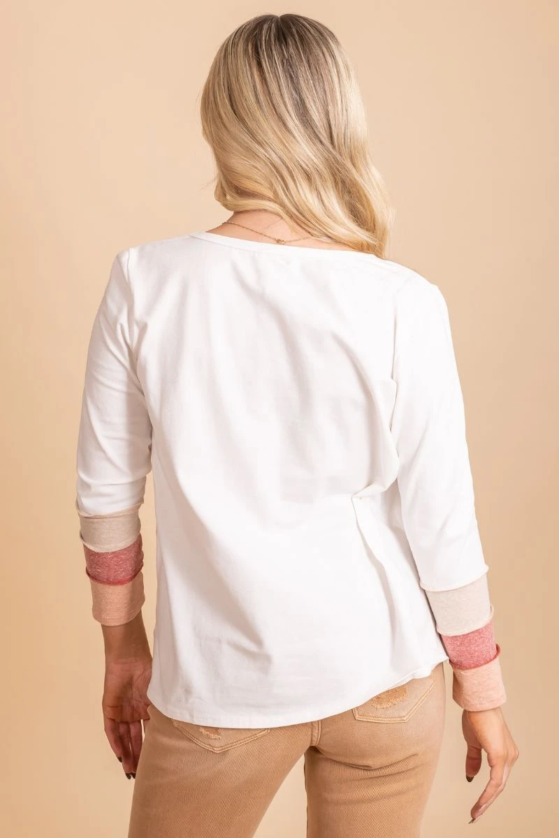 True To Self Color Blocked Striped Top 8 True To Self Color Blocked Striped Top - Image 6