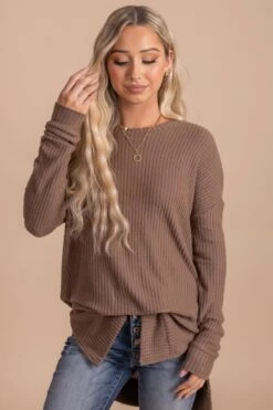 Life Goes On Long Sleeve Waffle Top 37 Life Goes On Long Sleeve Waffle Top -Outlet Bella Ella Boutique Store oatmeal 3 6dcef0ec b7d4 41e0 9a3d 875c209fdb77 5000x