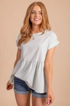 Around Town Peplum Top