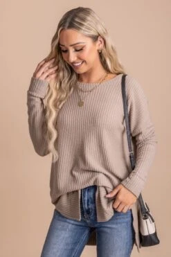 Life Goes On Long Sleeve Waffle Top 41 Life Goes On Long Sleeve Waffle Top -Outlet Bella Ella Boutique Store oatmeal 5 c3287813 0647 4a6e 9802 dffb9b897dcf 5000x