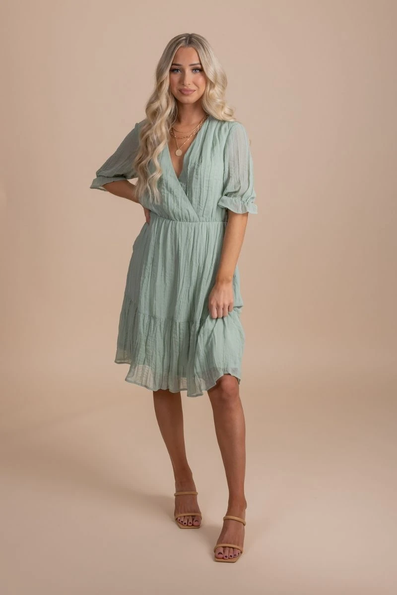 On The List Knee-Length Dress 9 On The List Knee-Length Dress - Image 7