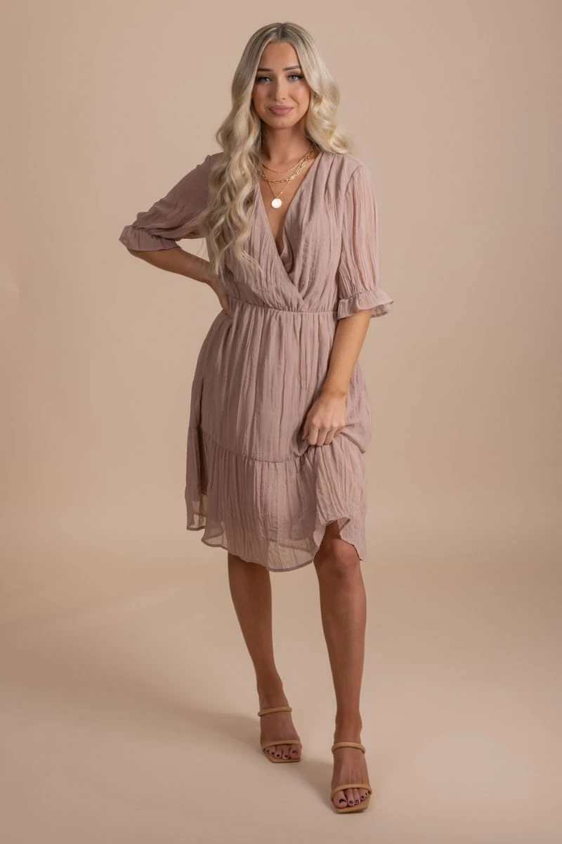 On The List Knee-Length Dress 17 On The List Knee-Length Dress - Image 15