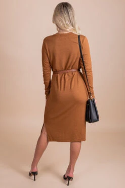 Good Company Long Sleeve Sweater Dress -Outlet Bella Ella Boutique Store orange back 04ae6fd1 11e9 43e0 80cc 6d80181de0d1 5000x