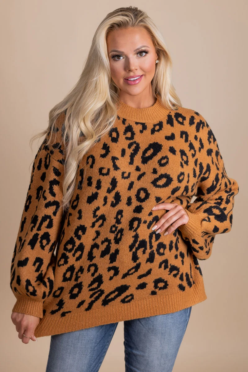 Wild And Free Animal Print Sweater 4 Wild And Free Animal Print Sweater - Image 2