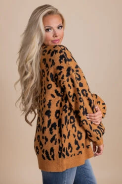 Wild And Free Animal Print Sweater 16 Wild And Free Animal Print Sweater -Outlet Bella Ella Boutique Store orange side a28e9047 1386 427d 81f7 aef7710bc1cd 5000x