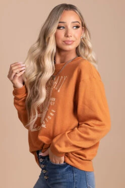 Legendary Pullover Sweater 15 Legendary Pullover Sweater -Outlet Bella Ella Boutique Store orange side b544f06c 41ba 4f92 a2e0 8e168a3a249b 5000x