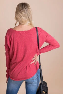 Harvest Wishes Long Sleeve Top 27 Harvest Wishes Long Sleeve Top -Outlet Bella Ella Boutique Store pink back 8b067774 58b9 4518 b276 9bd238b26127 5000x