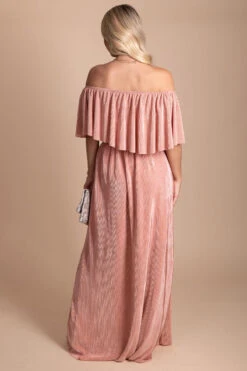 Slow Dancing Ribbed Off Shoulder Maxi Dress 28 Slow Dancing Ribbed Off Shoulder Maxi Dress -Outlet Bella Ella Boutique Store pink back b1cf51e7 30b8 49ca b286 4fdc65e488b3 5000x