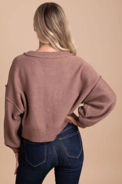 Never Let Me Go Cropped Sweater 25 Never Let Me Go Cropped Sweater -Outlet Bella Ella Boutique Store pink back daee0164 45e8 4867 92a6 a36040ca8686 5000x