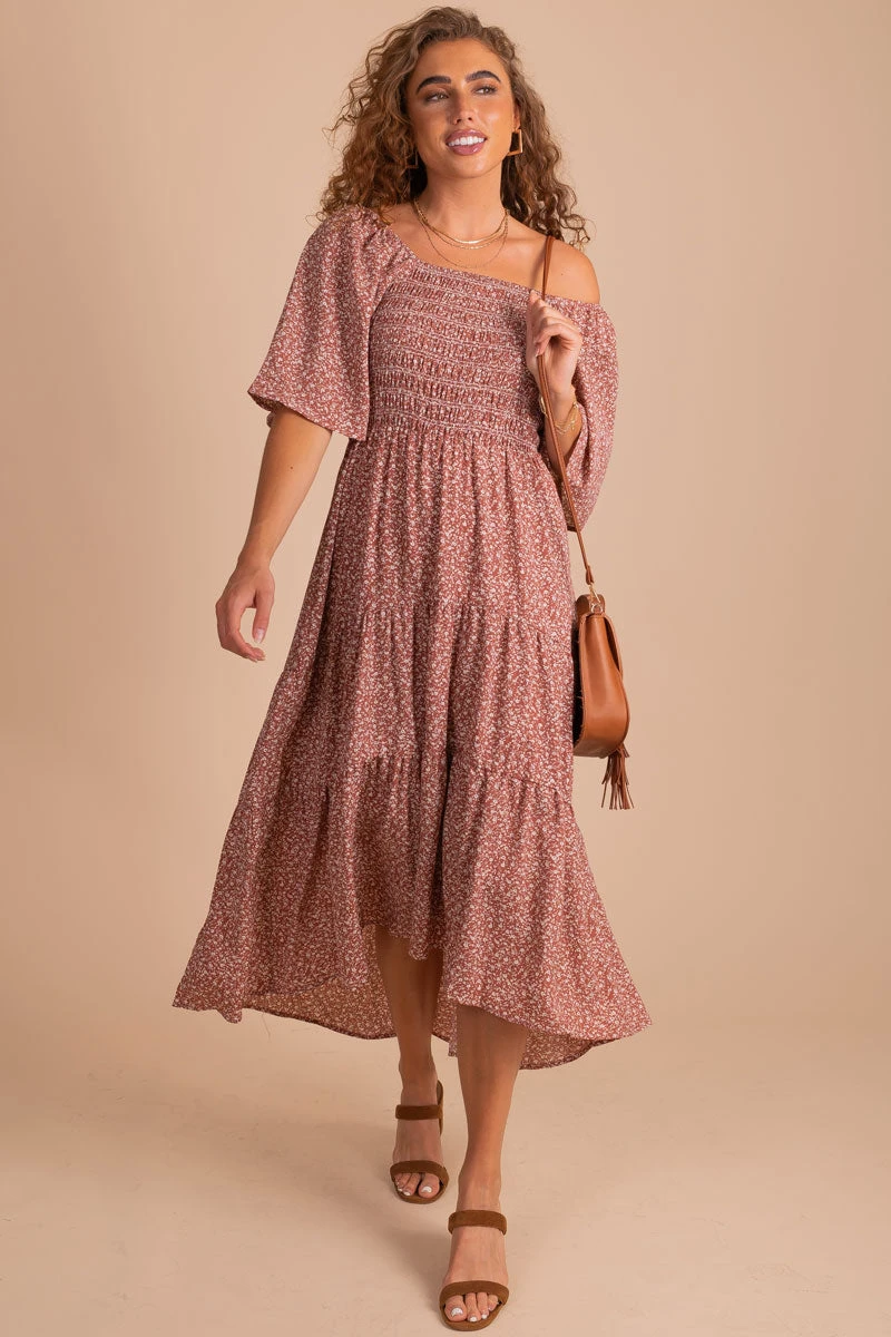 Oakley Floral Tiered Midi Dress 7 Oakley Floral Tiered Midi Dress - Image 5