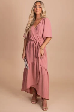 Step It Up Tiered Maxi Dress -Outlet Bella Ella Boutique Store pink front a17205f9 33fa 4724 9d14 a4e2e2f24d65 5000x