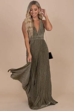 Stars At Midnight Shimmery Maxi Dress