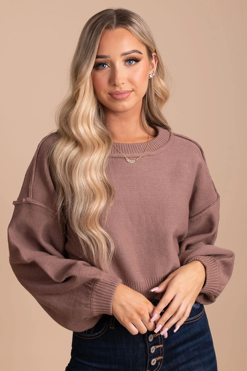 Never Let Me Go Cropped Sweater 11 Never Let Me Go Cropped Sweater - Image 9