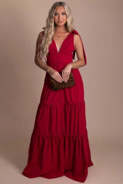 Little Confessions Button Front Maxi Dress 21 Little Confessions Button Front Maxi Dress -Outlet Bella Ella Boutique Store red front 5f6e2db2 da6d 473f 91ec 593949cd7e38 5000x
