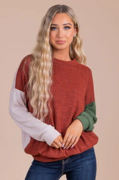 Be Loud Color Block Sweater