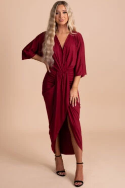 Just A Crush Ruched Midi Dress 34 Just A Crush Ruched Midi Dress -Outlet Bella Ella Boutique Store red main 24d8f6ce 81d4 40aa 9929 16cfc0708b53 5000x