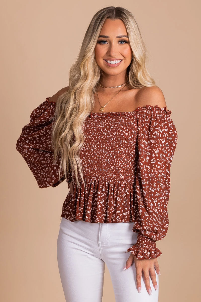 Desert Wildflower Smocked Long Sleeve Top 14 Desert Wildflower Smocked Long Sleeve Top - Image 12