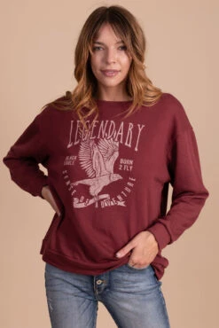 Legendary Pullover Sweater 22 Legendary Pullover Sweater -Outlet Bella Ella Boutique Store red main 95ab4d2f 860e 4195 afd5 c8d5485e4ce6 5000x