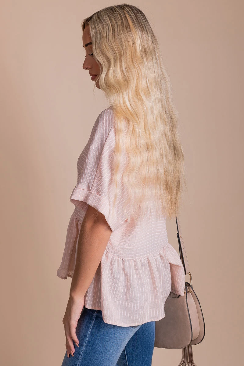 Balcony View Peplum Top 6 Balcony View Peplum Top - Image 4