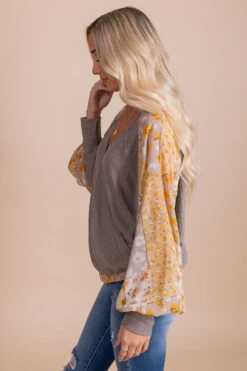 Marigold Medley Faux Wrap Top 18 Marigold Medley Faux Wrap Top -Outlet Bella Ella Boutique Store side 9191eac3 fbec 4580 8fd8 bbb15c2ca44f 5000x