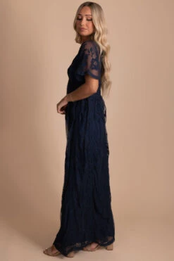 Simple Serenity Lace Maxi Dress -Outlet Bella Ella Boutique Store side cafb9cb8 d090 46e3 845c 19a9f9d45816 5000x
