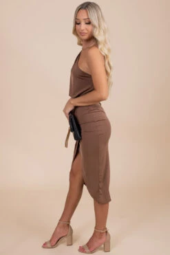 Move Forward One-Shoulder Midi Dress - Brown 7 Move Forward One-Shoulder Midi Dress - Brown -Outlet Bella Ella Boutique Store side d8ea38d6 4918 4409 b8d1 1dabd30e9d66 5000x