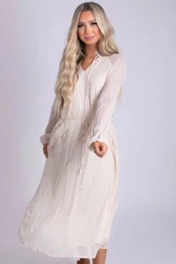So Divine Midi Dress - Off White