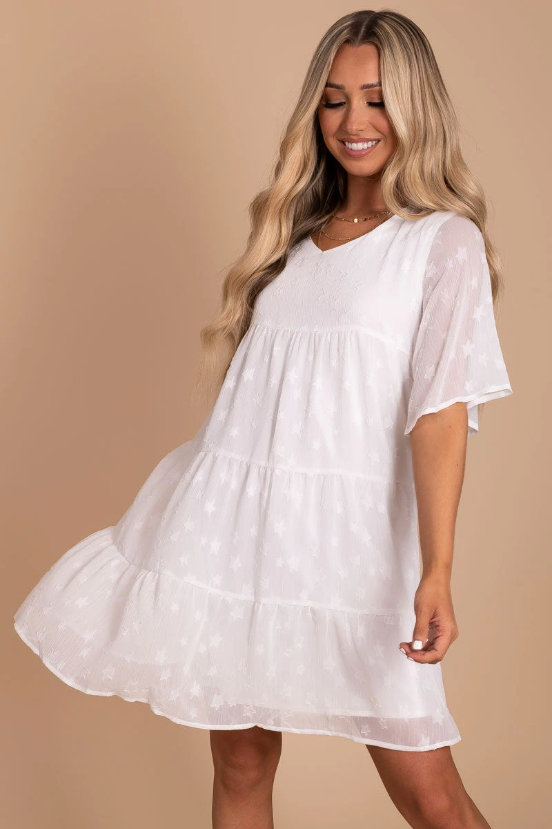 Shoot For The Stars Patterned Mini Dress 3 Shoot For The Stars Patterned Mini Dress