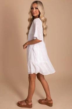 Shoot For The Stars Patterned Mini Dress 8 Shoot For The Stars Patterned Mini Dress -Outlet Bella Ella Boutique Store star dress side 5000x