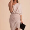 Stardust Soul One-Shoulder Midi Dress