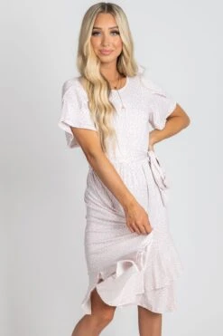 Stealing Time Patterned Knee-Length Dress -Outlet Bella Ella Boutique Store stealing time main image 5000x