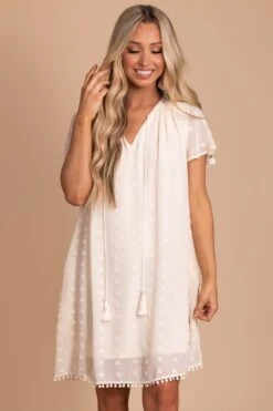 Pack Your Suitcase Swiss Dot Mini Dress