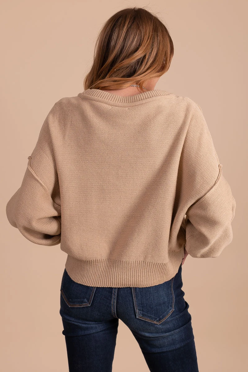 Never Let Me Go Cropped Sweater 10 Never Let Me Go Cropped Sweater - Image 8