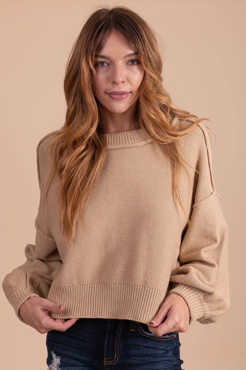 Never Let Me Go Cropped Sweater 7 Never Let Me Go Cropped Sweater - Image 5