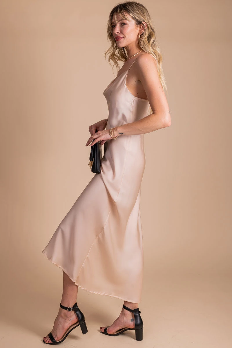 Begin Again Satin Slip Dress 4 Begin Again Satin Slip Dress - Image 2