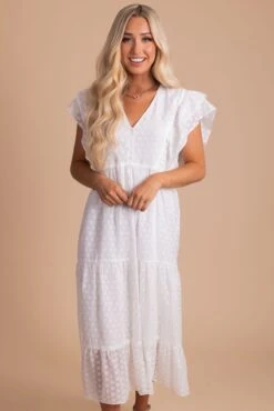 Time After Time Maxi Dress 39 Time After Time Maxi Dress -Outlet Bella Ella Boutique Store time after time white main image 5000x