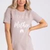 Tough As A Mother Graphic Tee -Outlet Bella Ella Boutique Store tough as a mother brown main image 5000x