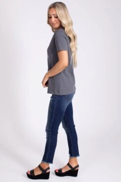 Tough As A Mother Graphic Tee 19 Tough As A Mother Graphic Tee -Outlet Bella Ella Boutique Store tough as a mother gray side 5000x