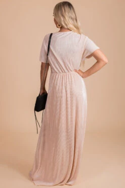What About Love Ribbed Maxi Dress - Light Pink 9 What About Love Ribbed Maxi Dress - Light Pink -Outlet Bella Ella Boutique Store what about love back 5000x