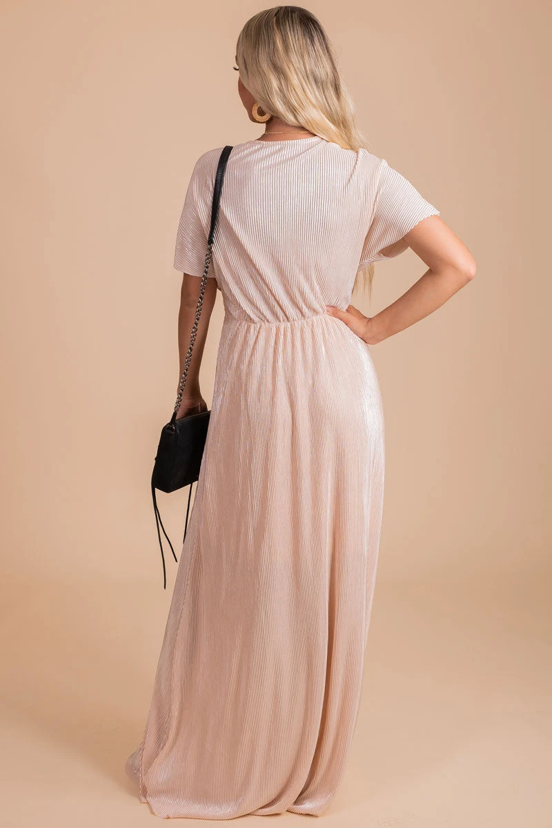 What About Love Ribbed Maxi Dress - Light Pink 6 What About Love Ribbed Maxi Dress - Light Pink - Image 4