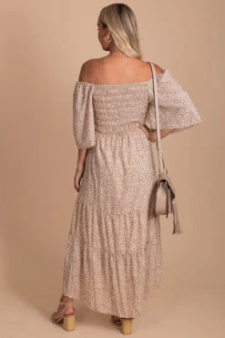 Oakley Floral Tiered Midi Dress 14 Oakley Floral Tiered Midi Dress -Outlet Bella Ella Boutique Store white back e73da045 4cc8 4534 8771 1022b7cb8868 5000x