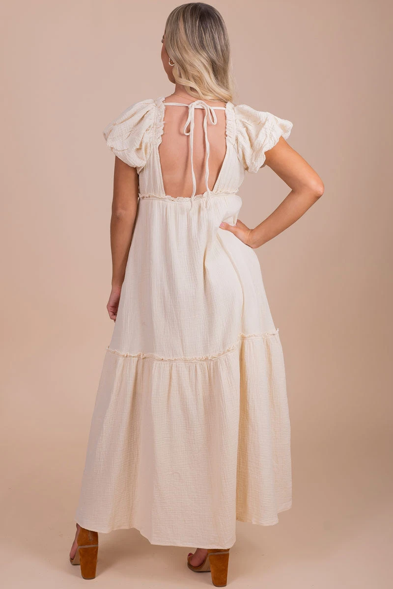 See You Soon Puff Sleeve Maxi Dress 6 See You Soon Puff Sleeve Maxi Dress - Image 4