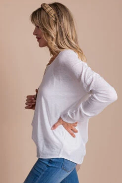 Harvest Wishes Long Sleeve Top 32 Harvest Wishes Long Sleeve Top -Outlet Bella Ella Boutique Store white side 32266271 9e51 4c43 a089 bb132b0924b3 5000x