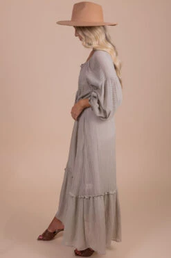 My Favorite Hello Long Sleeve Maxi Dress -Outlet Bella Ella Boutique Store white side f16a0aaf 49b3 46b4 beef f27d369ec678 5000x