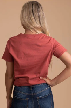 Women Support Women Graphic Tee - Red -Outlet Bella Ella Boutique Store women support women back 5000x