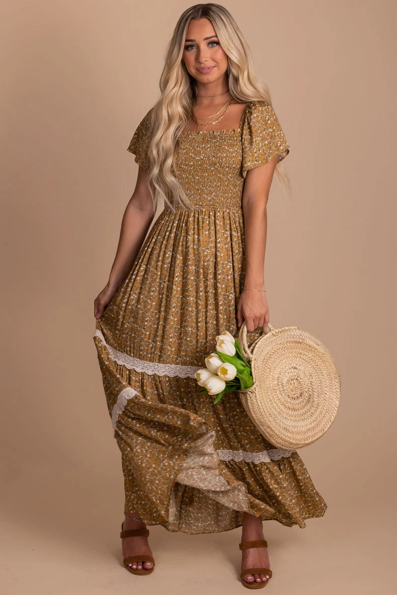 Spring In Your Step Floral Maxi Dress 7 Spring In Your Step Floral Maxi Dress - Image 5